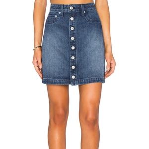 Tularosa Button Up Jean Skirt
